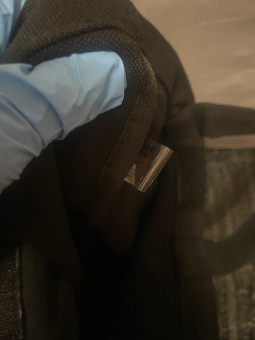 Prada Black Canvas Messenger Tote - Picture 7 of 17